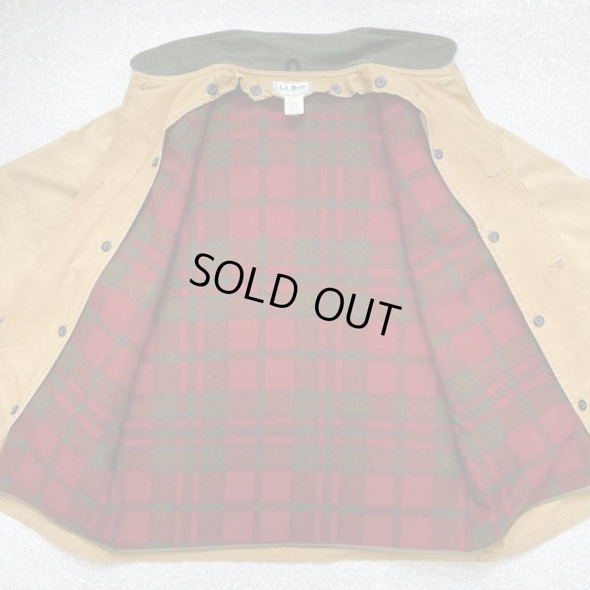 画像7: 「L.L.Bean(エルエルビーン)」XLサイズ 90s USA製 ウールライナー ダック生地 フィールドコート ハンティングジャケット (7)