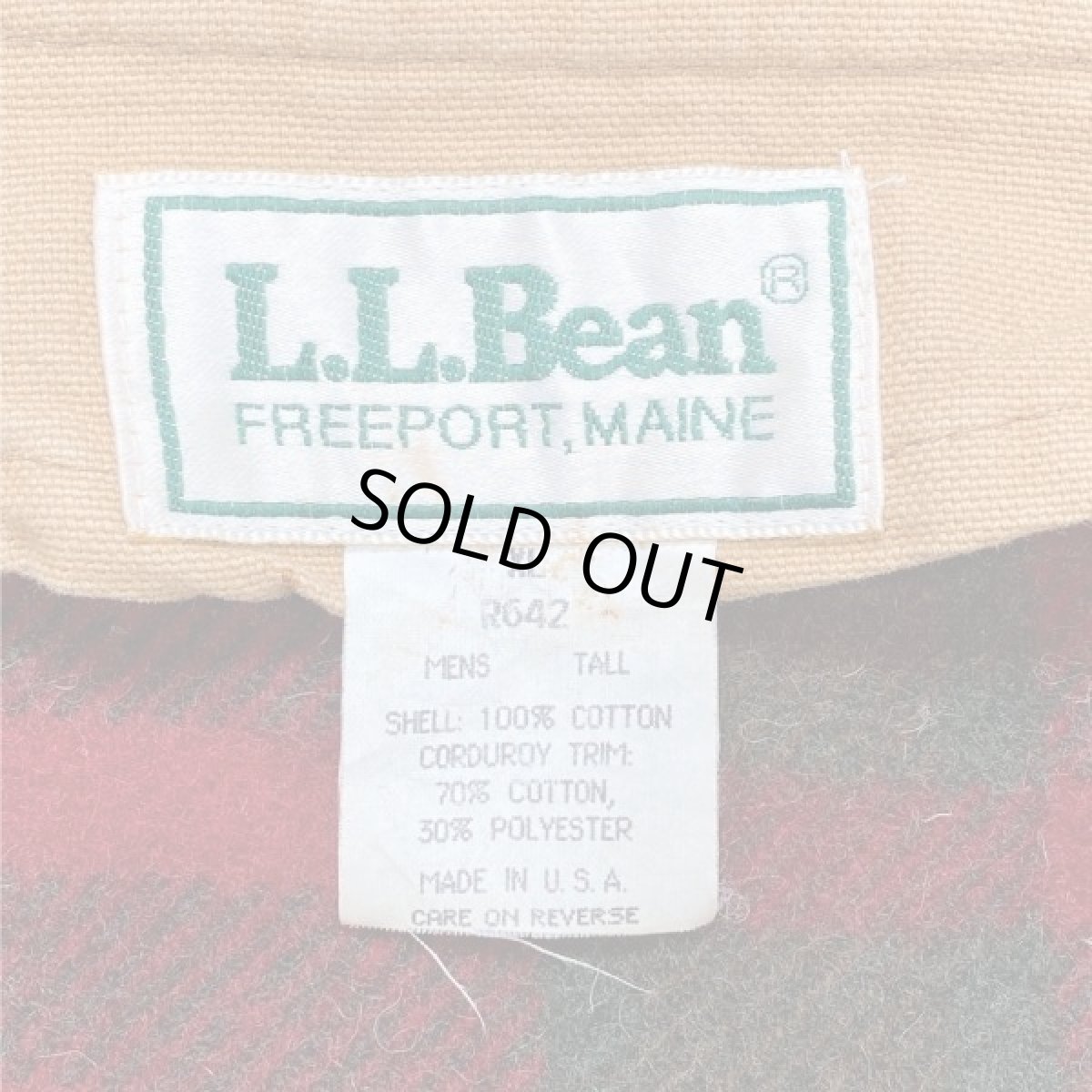 画像8: 「L.L.Bean(エルエルビーン)」XLサイズ 90s USA製 ウールライナー ダック生地 フィールドコート ハンティングジャケット (8)
