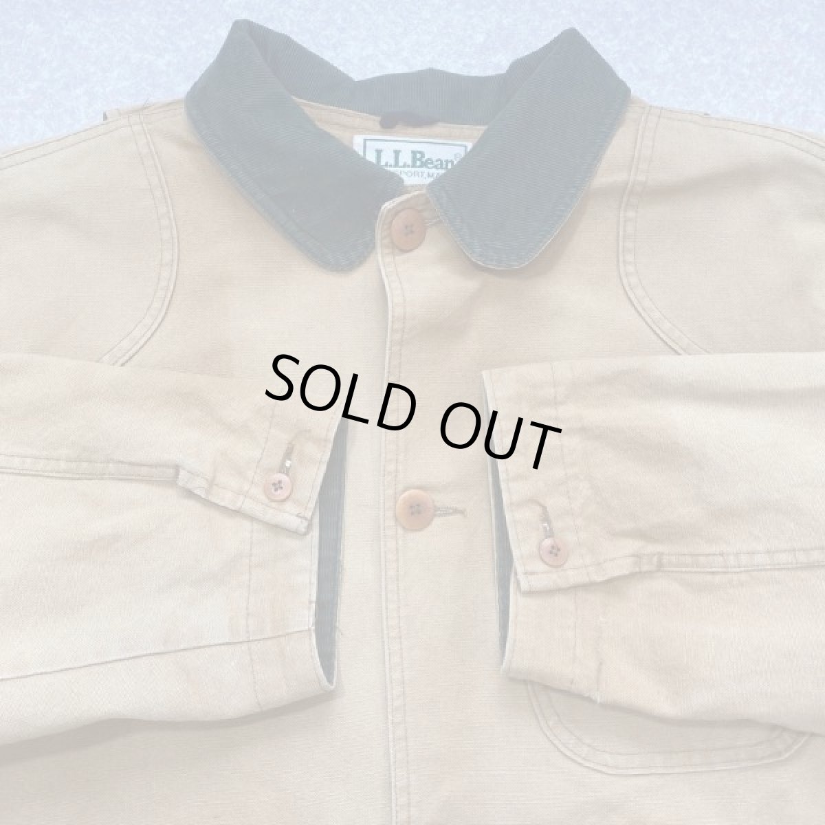 画像2: 「L.L.Bean(エルエルビーン)」 Lサイズ 90s USA製 ウールライナー ダック生地 フィールドコート ハンティングジャケット (2)