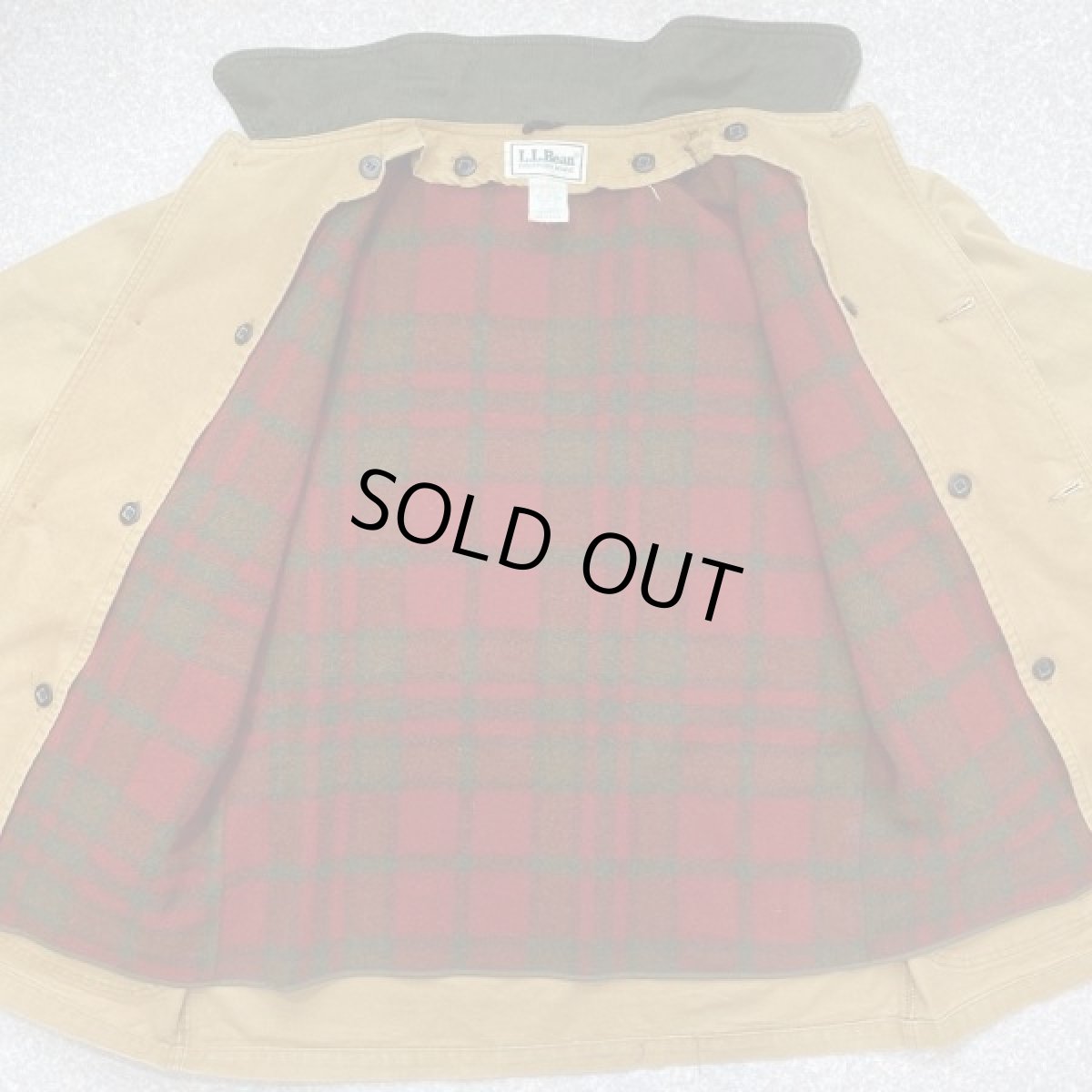 画像7: 「L.L.Bean(エルエルビーン)」 Lサイズ 90s USA製 ウールライナー ダック生地 フィールドコート ハンティングジャケット (7)