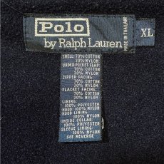 画像10: 「Polo RALPH LAUREN(ポロ ラルフローレン)」90s XLサイズ フリースライニング コットンナイロンジャケット コットンナイロンブルゾン【送料無料】 (10)