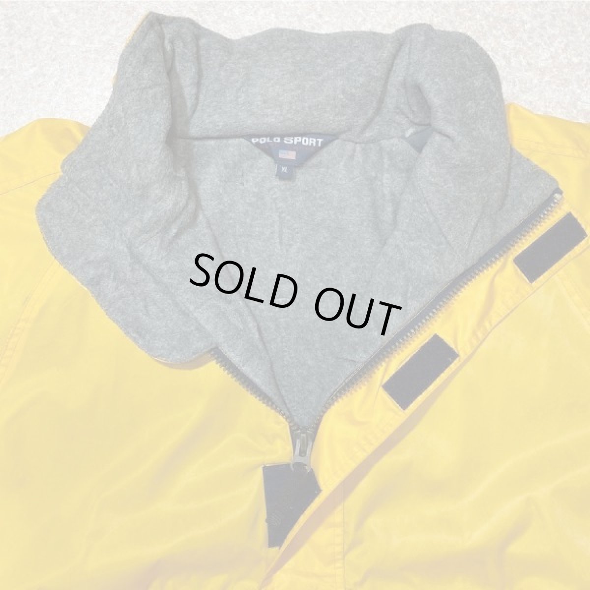 画像4: 「POLO SPORT(ポロスポーツ)」90s XLサイズ フリースライニング ナイロン アノラックジャケット アノラックブルゾン 【送料無料】 (4)