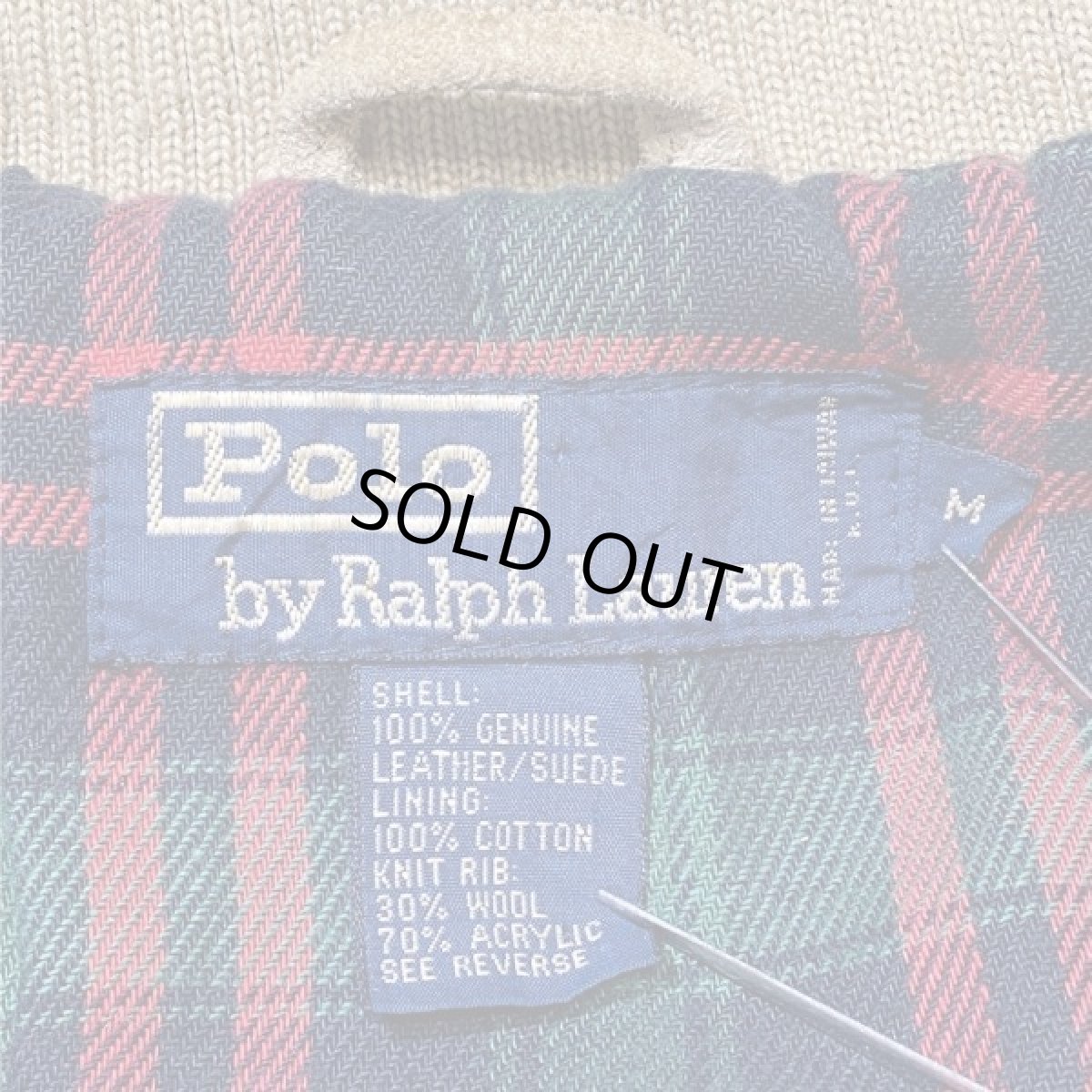 画像8: 「Polo RALPH LAUREN(ポロ ラルフローレン)」90s スウェードレザー ワッペンカスタム スウィングトップ ハリントン スポーツジャケット 【送料無料】 (8)