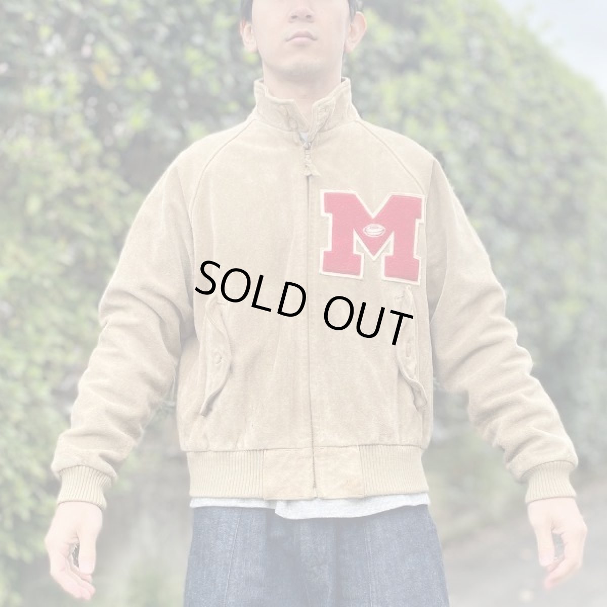 画像16: 「Polo RALPH LAUREN(ポロ ラルフローレン)」90s スウェードレザー ワッペンカスタム スウィングトップ ハリントン スポーツジャケット 【送料無料】 (16)