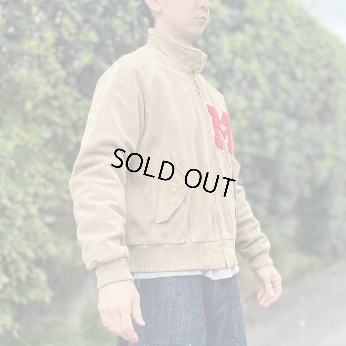 画像17: 「Polo RALPH LAUREN(ポロ ラルフローレン)」90s スウェードレザー ワッペンカスタム スウィングトップ ハリントン スポーツジャケット 【送料無料】 (17)