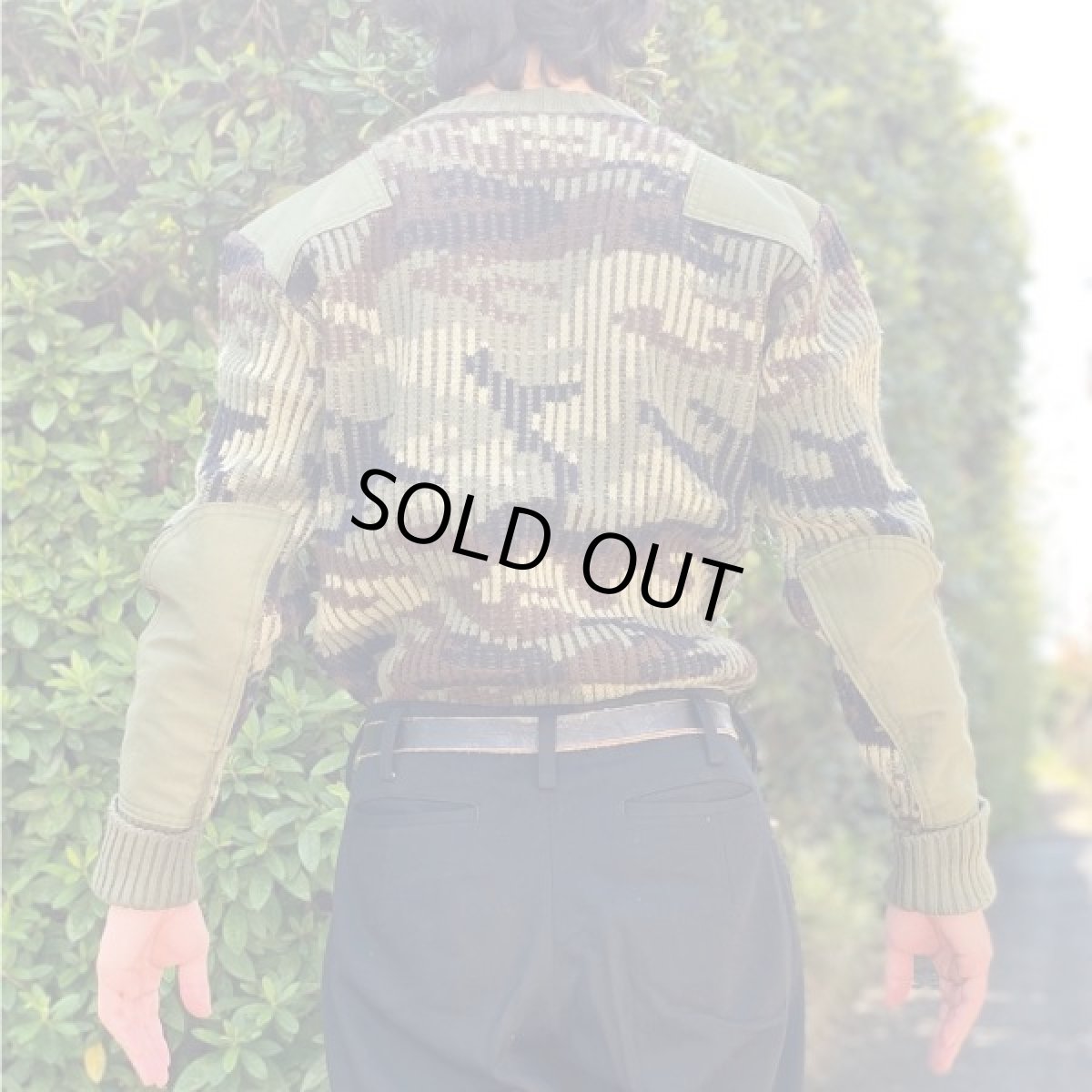 画像20: 「NO BRAND(ノーブランド)」カモフラージュ イングランド製 英国製 アクリル コマンド ニット (20)