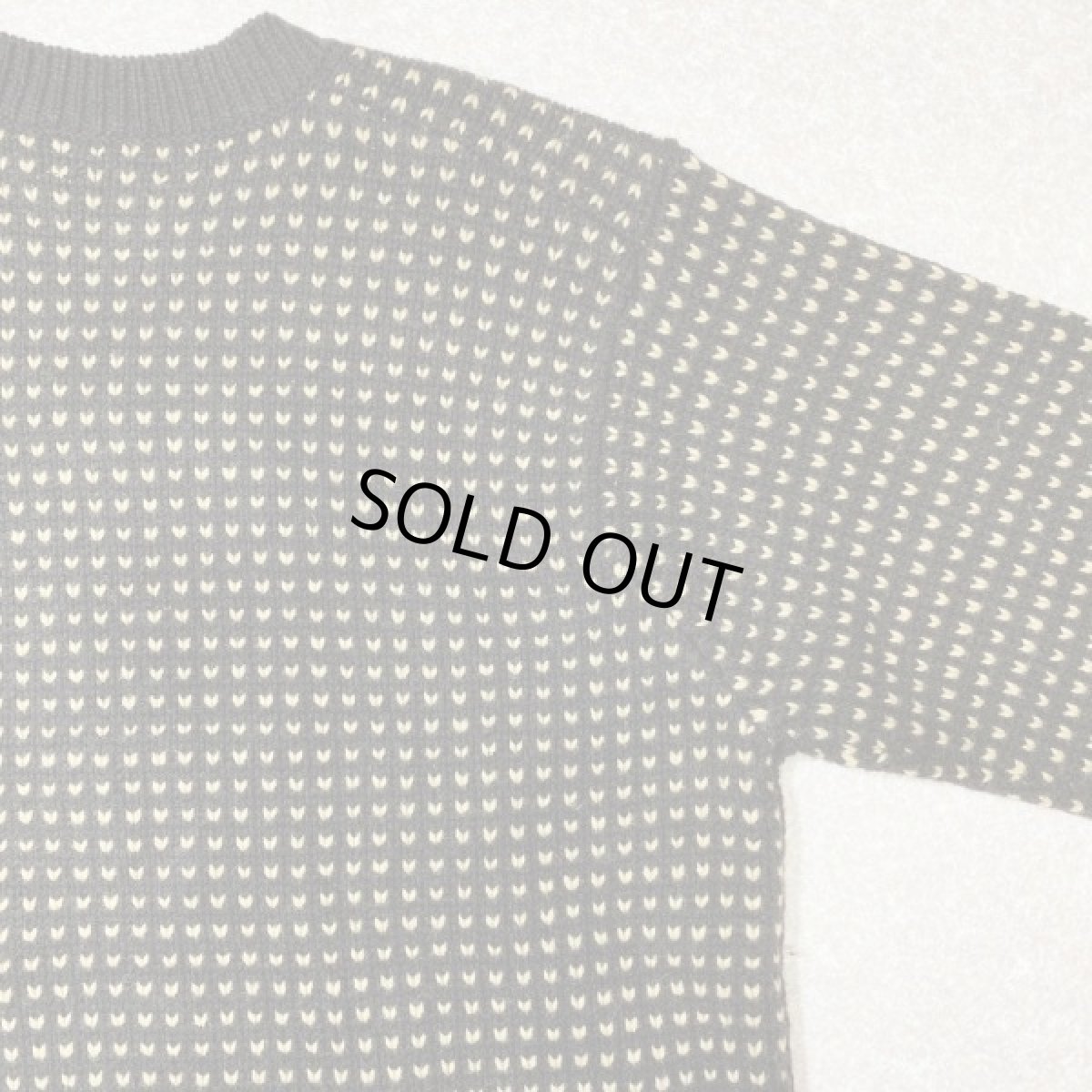 画像9: 「J.Crew(J.クルー)」90s 旧タグ バーズアイ ラムズウール100% Vネック ニット (9)