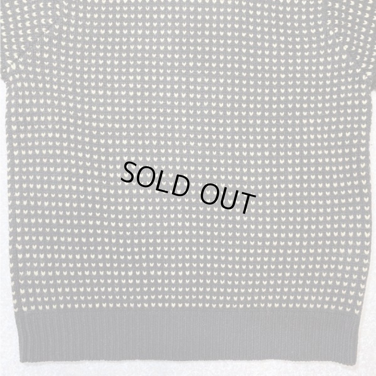 画像10: 「J.Crew(J.クルー)」90s 旧タグ バーズアイ ラムズウール100% Vネック ニット (10)