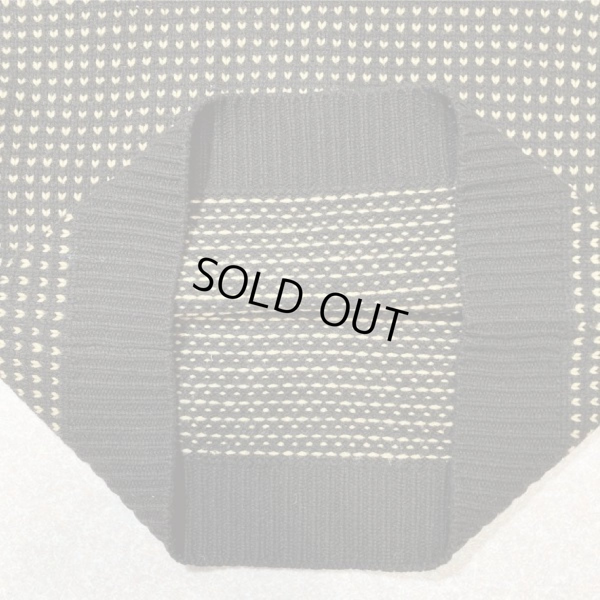 画像14: 「J.Crew(J.クルー)」90s 旧タグ バーズアイ ラムズウール100% Vネック ニット (14)