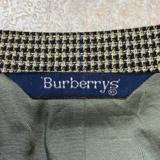 画像9: 「Burberrys(バーバリー)」 90s ハウンドトゥース 極小千鳥格子 センターベンツ 総裏 ジャケット (9)