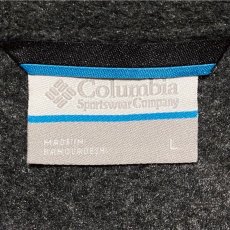 画像12: 「Columbia(コロンビア)」Lサイズ チャコール フルジップ ハイネック フリースベスト (12)