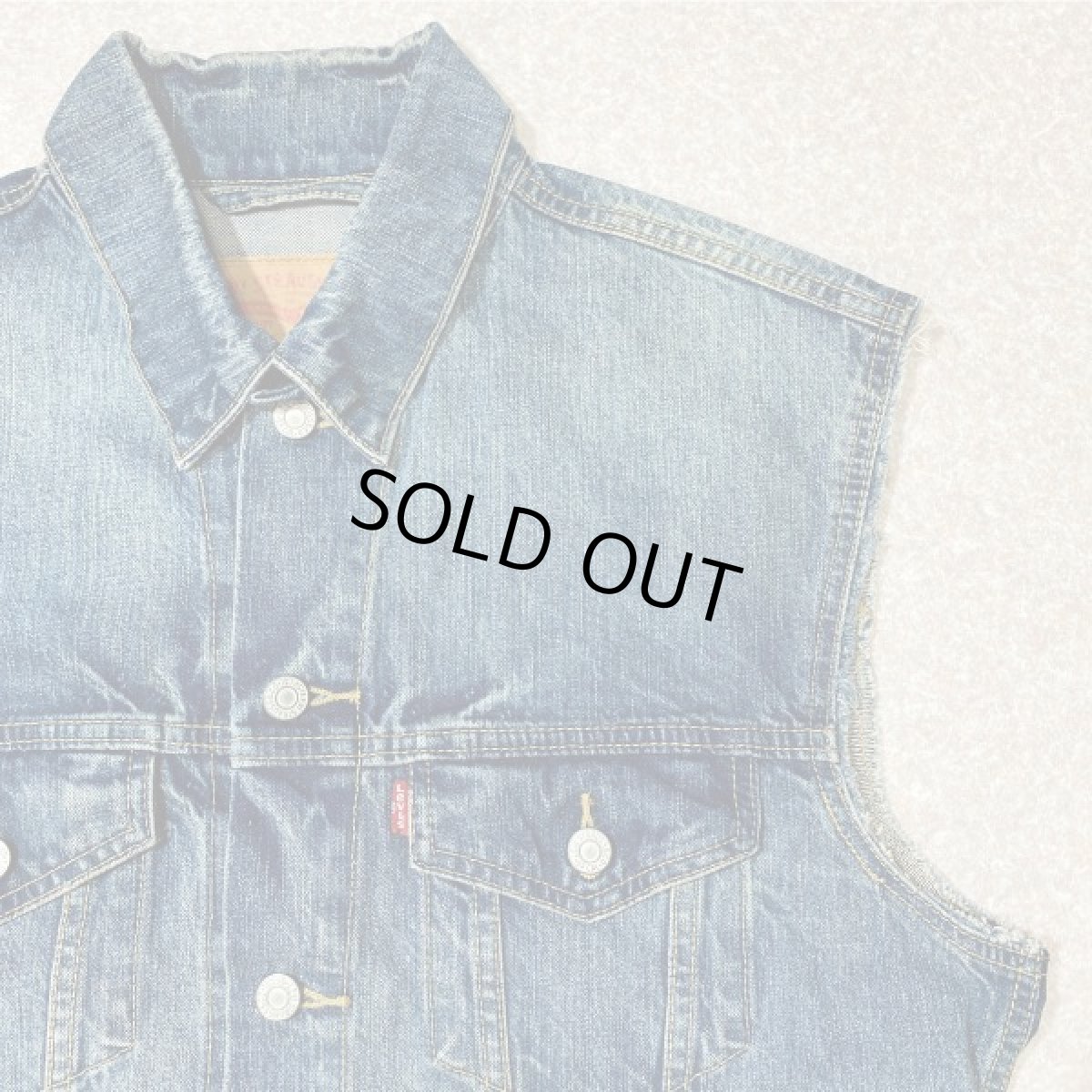 画像4: 「Levi's(リーバイス)」3rdタイプ ジャケット カットオフ デニム ベスト (4)