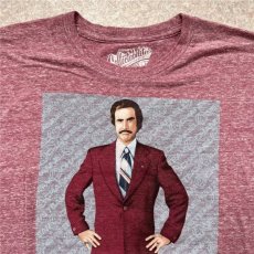 画像3: 「OLD NAVY(オールドネイビー)」Collectabilitees 杢調 ANCHORMAN アンカーマン プリント Tシャツ (3)