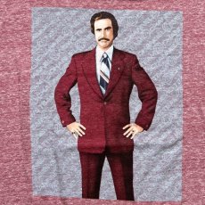 画像6: 「OLD NAVY(オールドネイビー)」Collectabilitees 杢調 ANCHORMAN アンカーマン プリント Tシャツ (6)