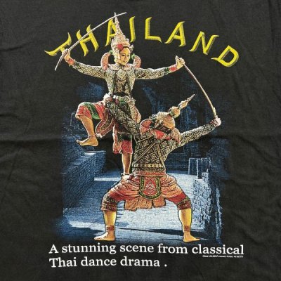 画像3: 「JOLIGOLF(ジョリゴルフ)」THAILAND タイランド ミュージカル プリント Tシャツ