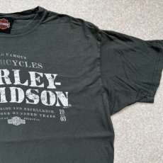 画像4: 「HARLEY-DAVIDSON(ハーレーダビッドソン)」モーターサイクル 両面プリント Tシャツ (4)