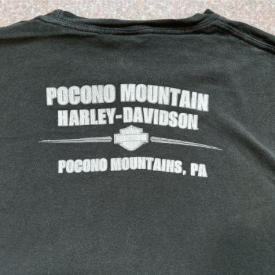 画像3: 「HARLEY-DAVIDSON(ハーレーダビッドソン)」モーターサイクル 両面プリント Tシャツ