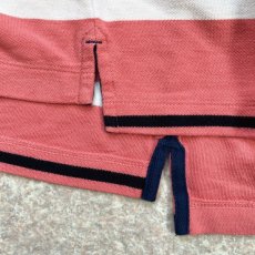画像9: 「NAUTICA(ノーティカ)」ピンクボーダー ヨット刺繍 クラシックフィット ワンポイント カノコ 半袖ポロシャツ (9)