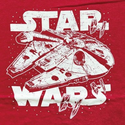 画像1: 「STAR WARS(スターウォーズ)」アルティメットミレニアムファルコン XL プリント Tシャツ