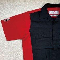 画像2: 「RED CAP(レッドキャップ)」ジェーアールショックス バイカラー 2トーン 10周年記念 ワークシャツ (2)
