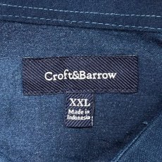 画像9: 「Croft＆Barrow(クラフトアンドバロー)」パームツリー柄 XXL アロハシャツ 開襟シャツ (9)