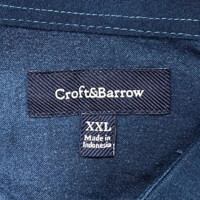 画像3: 「Croft＆Barrow(クラフトアンドバロー)」パームツリー柄 XXL アロハシャツ 開襟シャツ