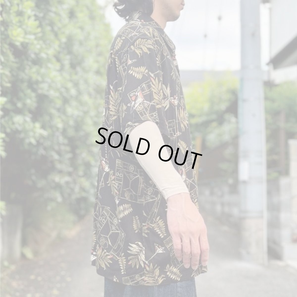 画像18: 「Ron Chereskin(ロン シェレスキン)」ボタニカル柄 カクテル柄 XL アロハシャツ 開襟シャツ (18)