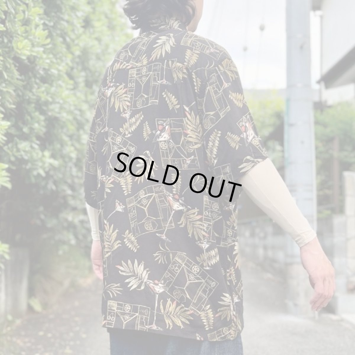 画像19: 「Ron Chereskin(ロン シェレスキン)」ボタニカル柄 カクテル柄 XL アロハシャツ 開襟シャツ (19)