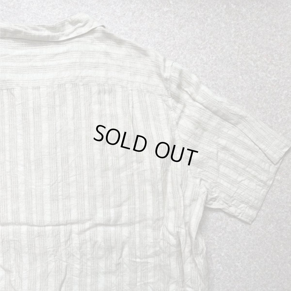 画像13: 「Claiborne(クレイボーン)」斜めチェック柄 XXL リネン 開襟シャツ (13)