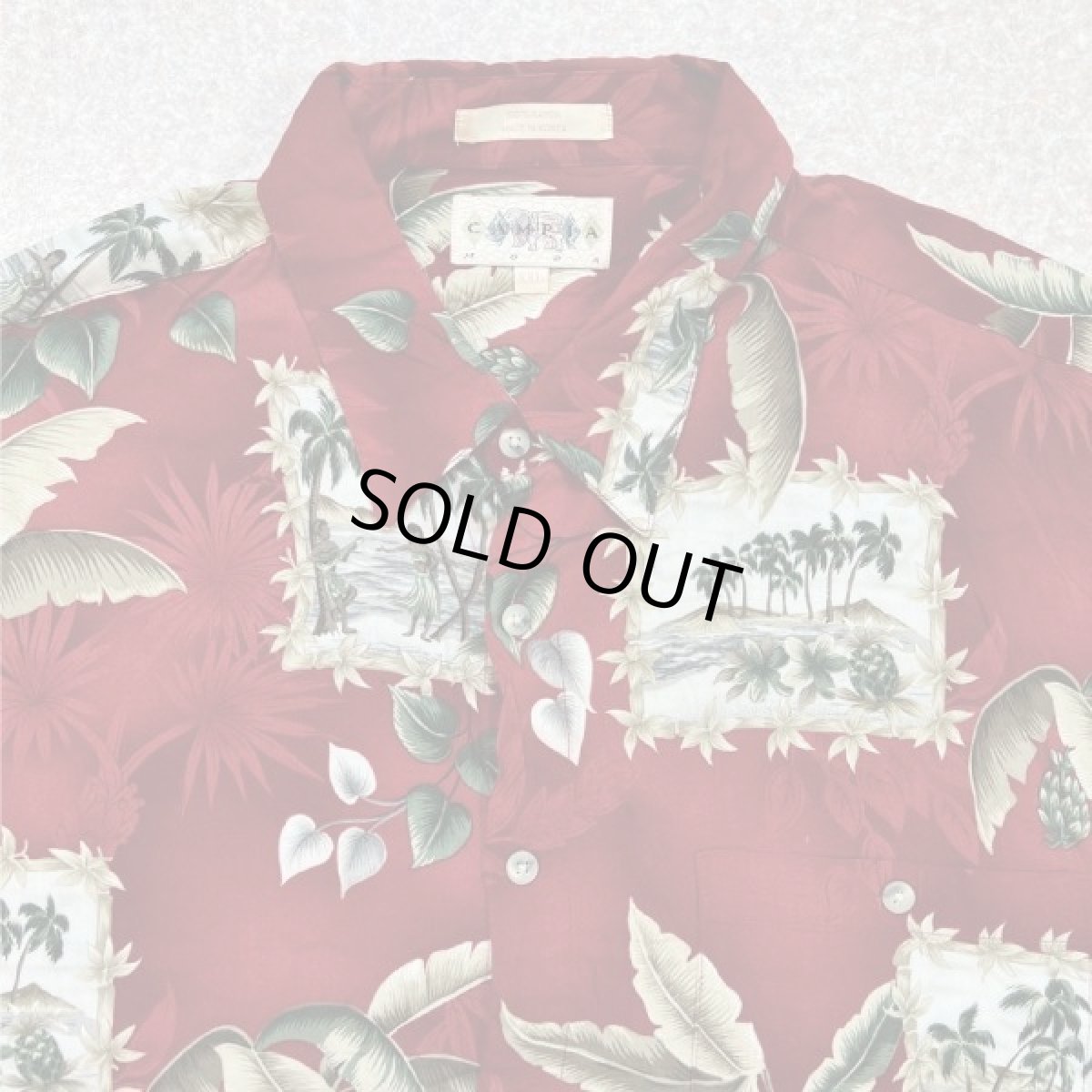 画像3: 「CAMPIA MODA(カンピア モダ)」ボタニカル柄 カヤック XXL レーヨン レギュラーカラー 半袖シャツ (3)