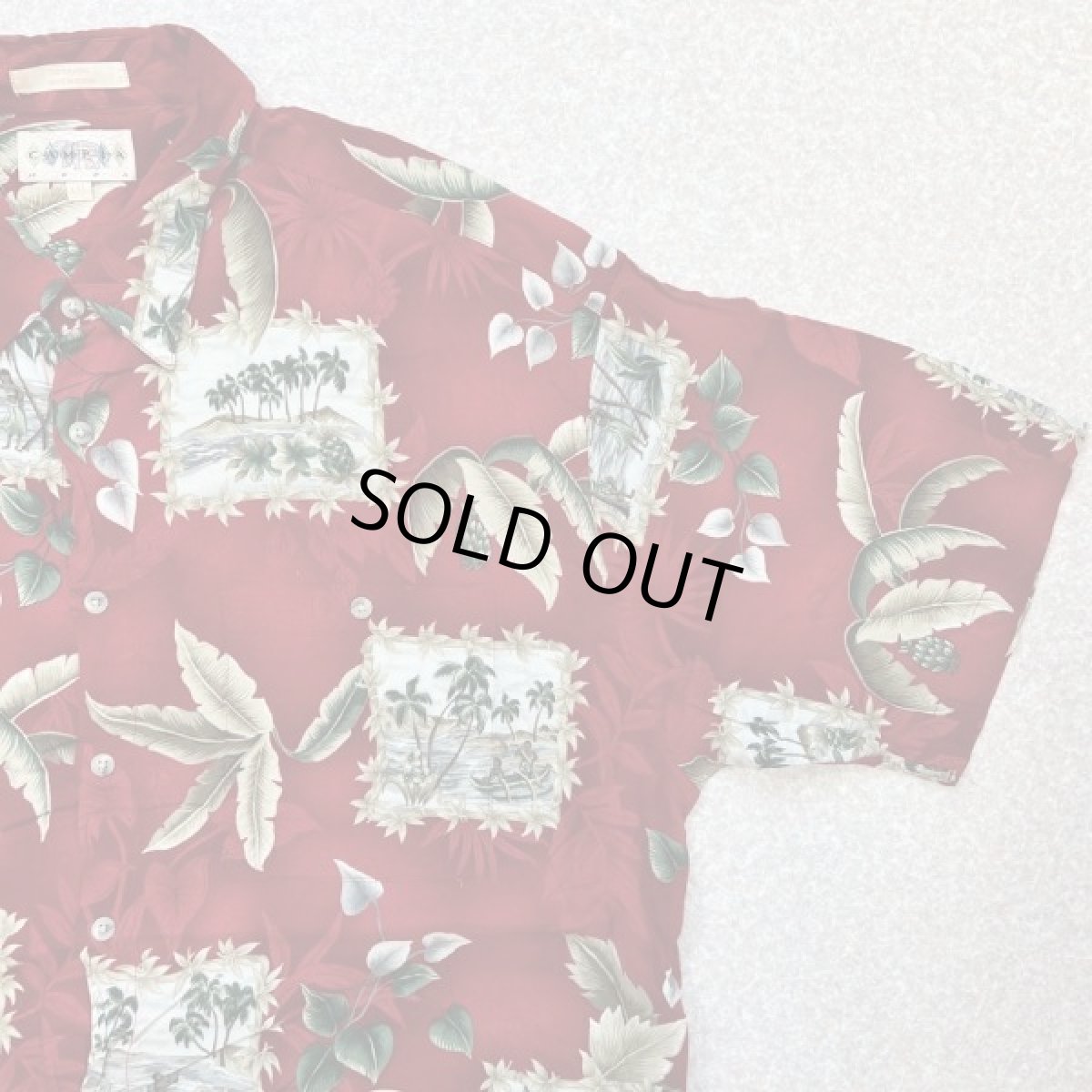 画像4: 「CAMPIA MODA(カンピア モダ)」ボタニカル柄 カヤック XXL レーヨン レギュラーカラー 半袖シャツ (4)