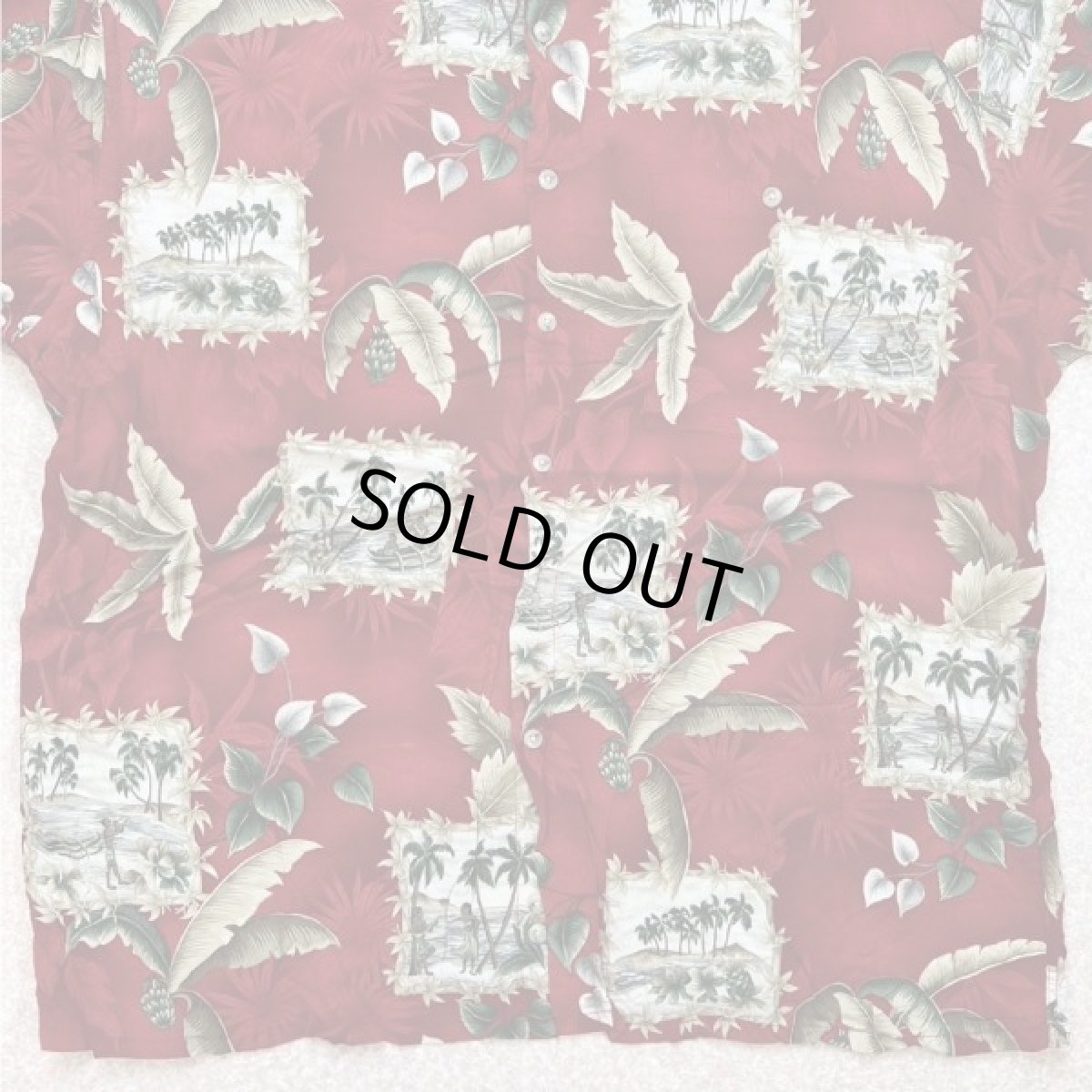 画像5: 「CAMPIA MODA(カンピア モダ)」ボタニカル柄 カヤック XXL レーヨン レギュラーカラー 半袖シャツ (5)