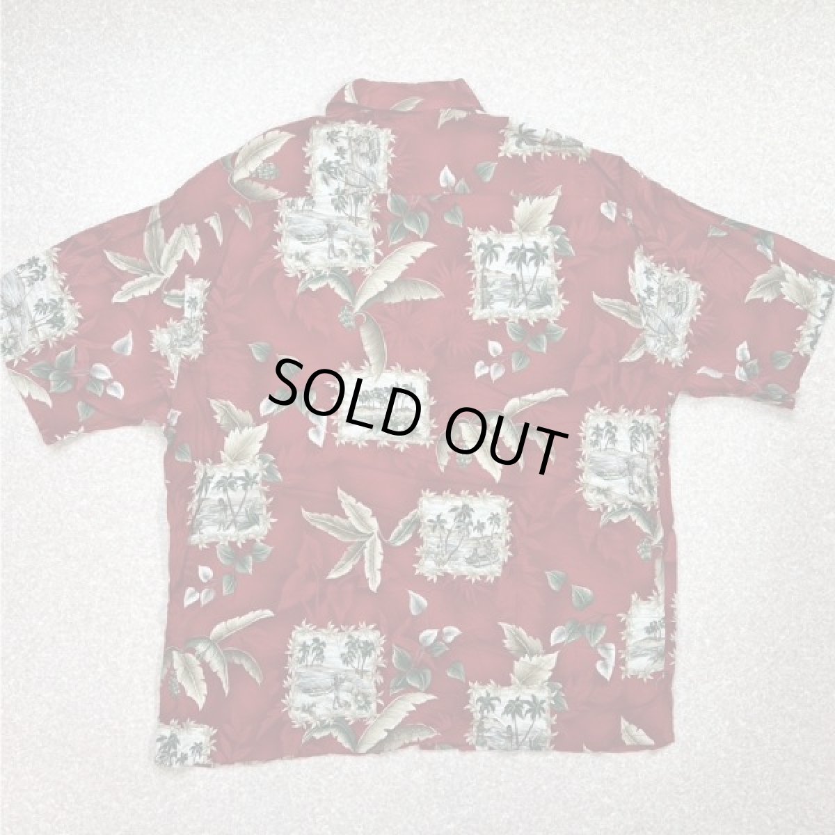 画像10: 「CAMPIA MODA(カンピア モダ)」ボタニカル柄 カヤック XXL レーヨン レギュラーカラー 半袖シャツ (10)