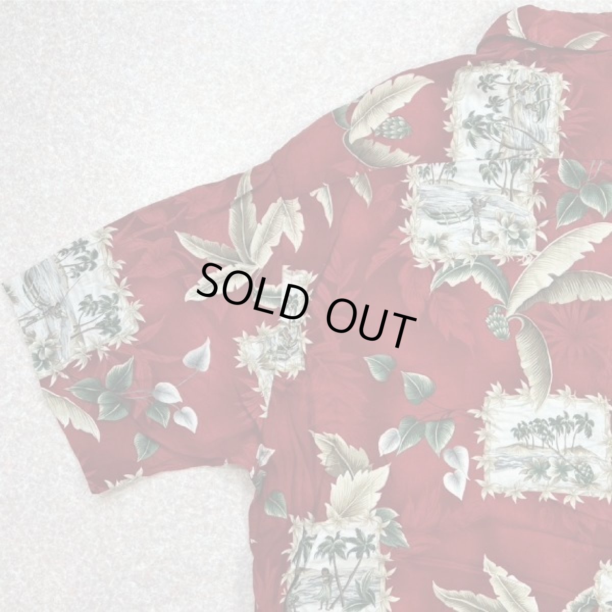 画像11: 「CAMPIA MODA(カンピア モダ)」ボタニカル柄 カヤック XXL レーヨン レギュラーカラー 半袖シャツ (11)