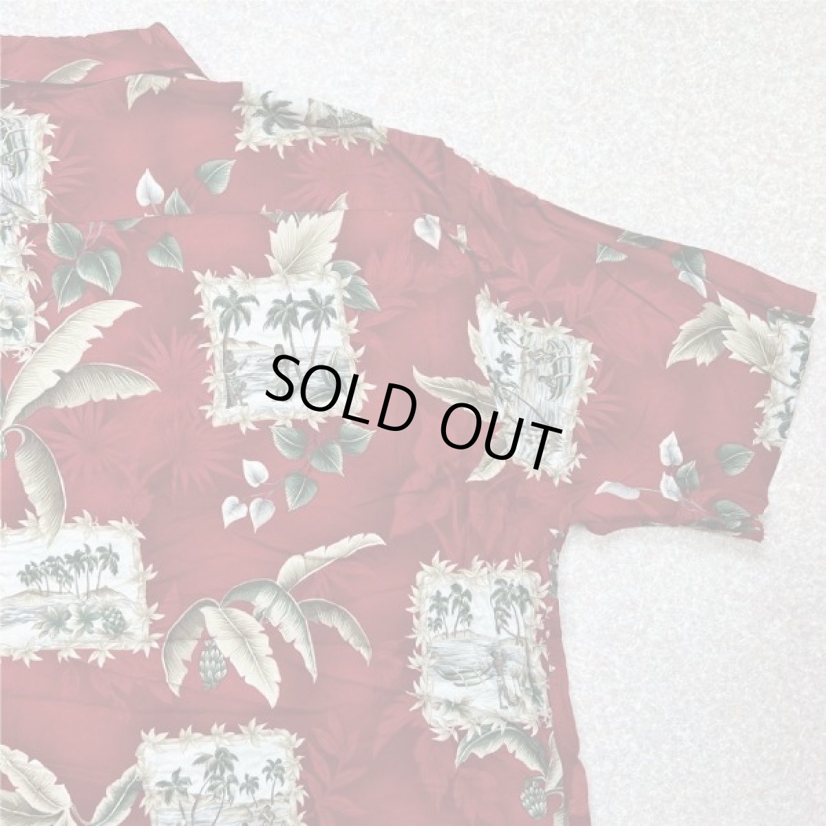 画像13: 「CAMPIA MODA(カンピア モダ)」ボタニカル柄 カヤック XXL レーヨン レギュラーカラー 半袖シャツ (13)