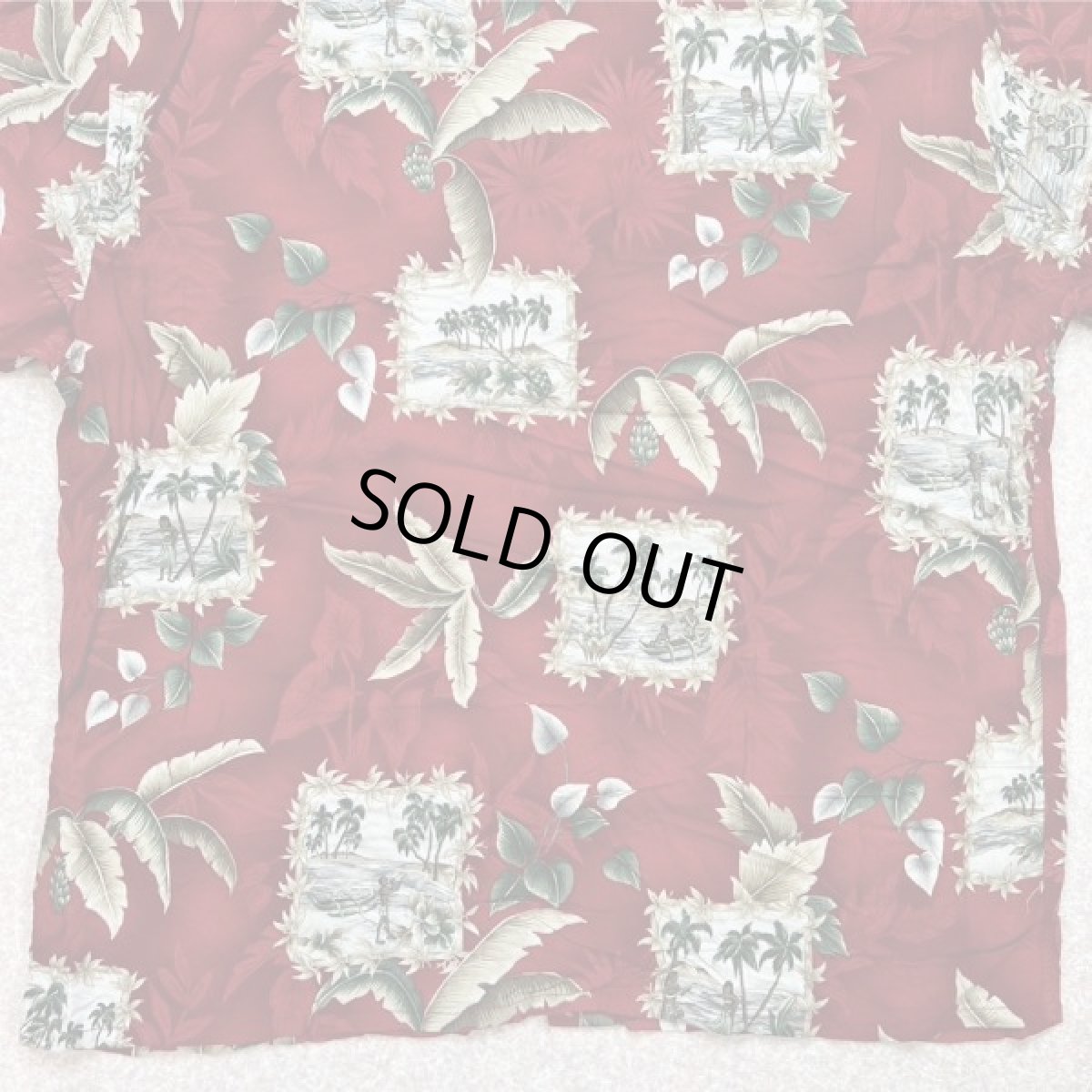 画像14: 「CAMPIA MODA(カンピア モダ)」ボタニカル柄 カヤック XXL レーヨン レギュラーカラー 半袖シャツ (14)