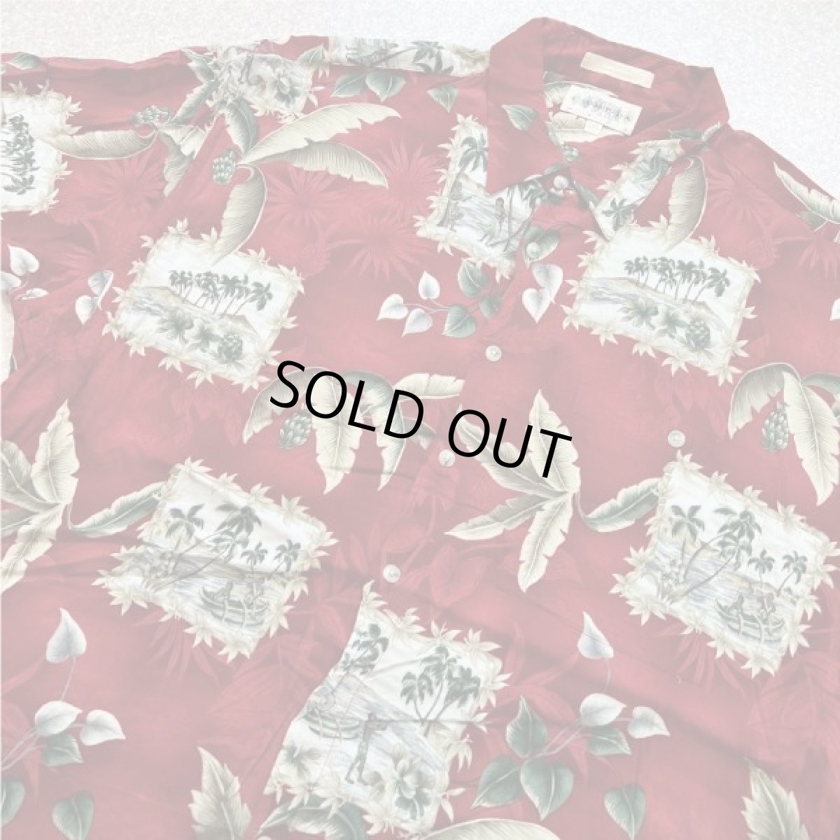 画像15: 「CAMPIA MODA(カンピア モダ)」ボタニカル柄 カヤック XXL レーヨン レギュラーカラー 半袖シャツ (15)