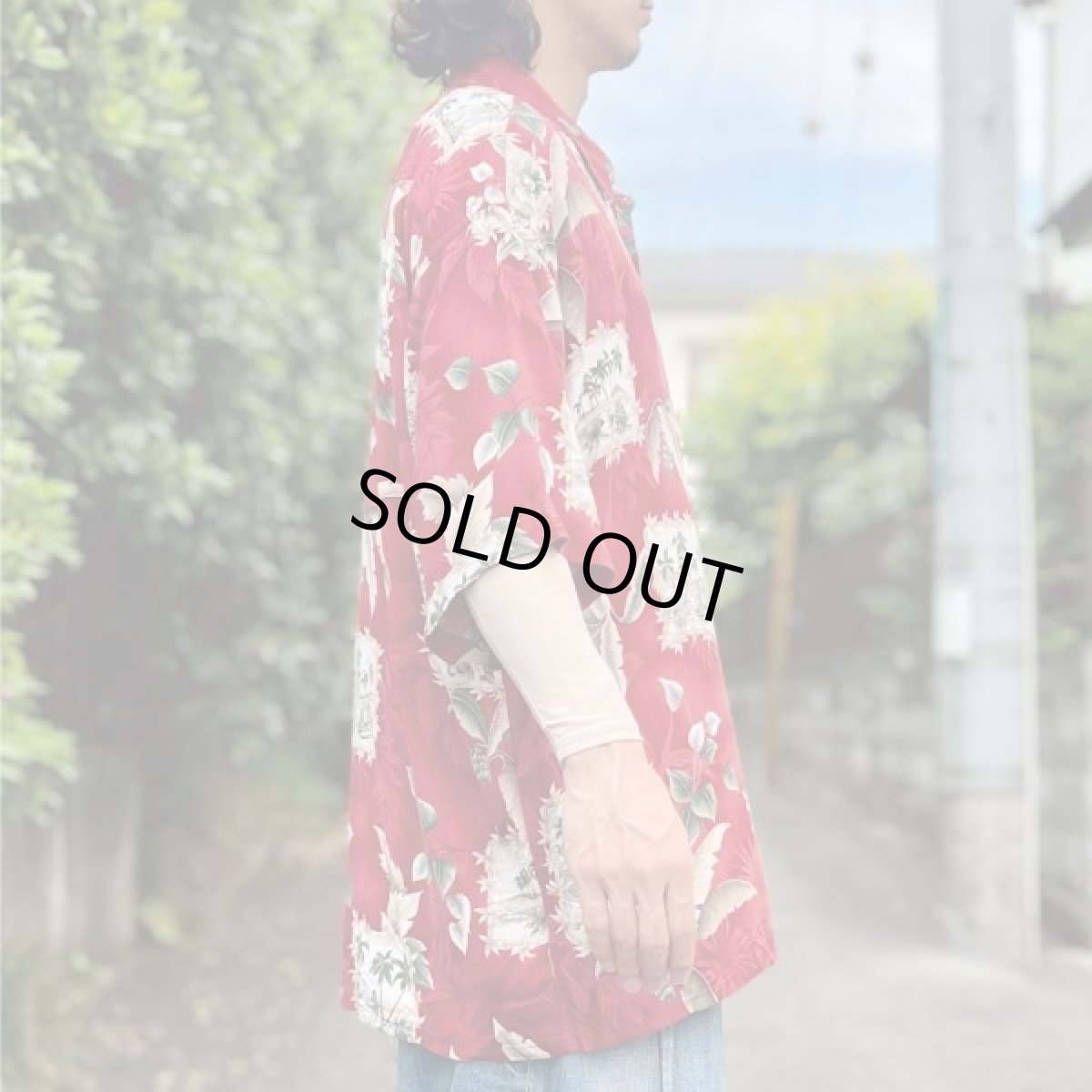 画像18: 「CAMPIA MODA(カンピア モダ)」ボタニカル柄 カヤック XXL レーヨン レギュラーカラー 半袖シャツ (18)