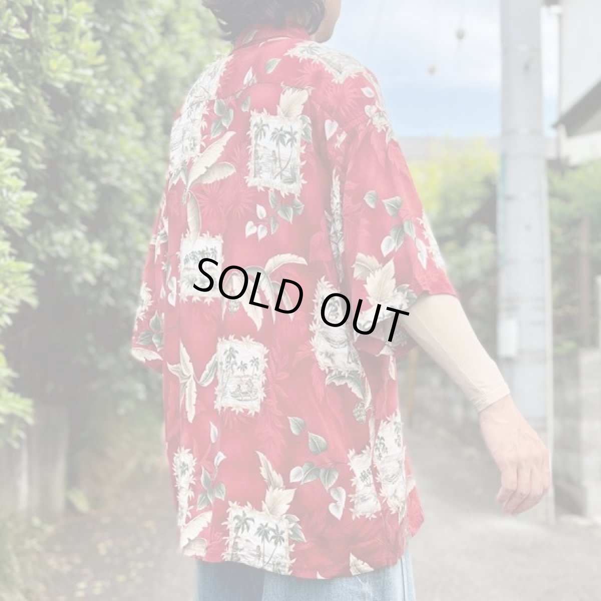 画像19: 「CAMPIA MODA(カンピア モダ)」ボタニカル柄 カヤック XXL レーヨン レギュラーカラー 半袖シャツ (19)