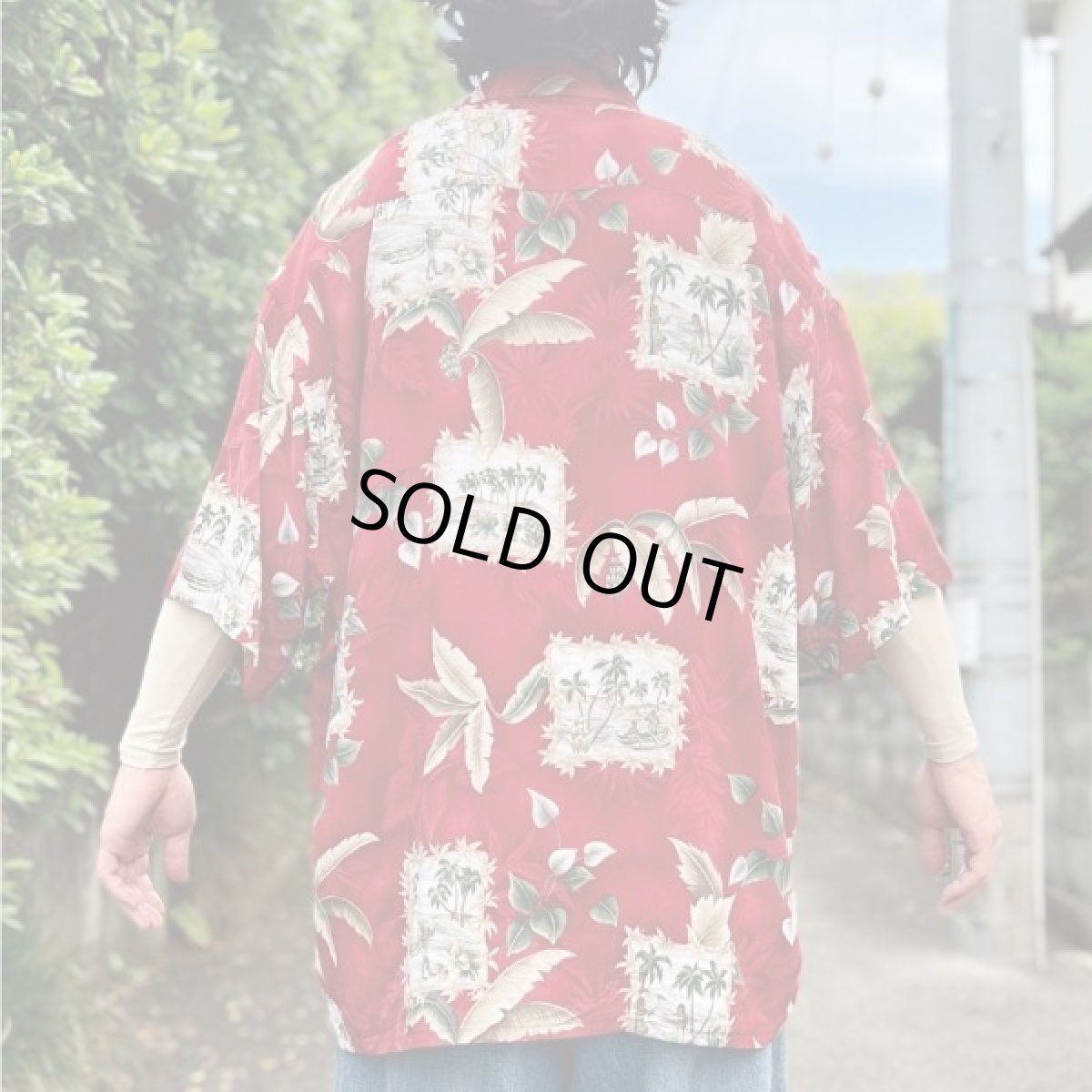 画像20: 「CAMPIA MODA(カンピア モダ)」ボタニカル柄 カヤック XXL レーヨン レギュラーカラー 半袖シャツ (20)