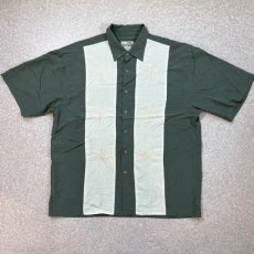 画像1: 「Bamboo Cay(バンブーケイ)」パームツリー刺繍 オープンカラーシャツ 開襟シャツ キューバシャツ (1)