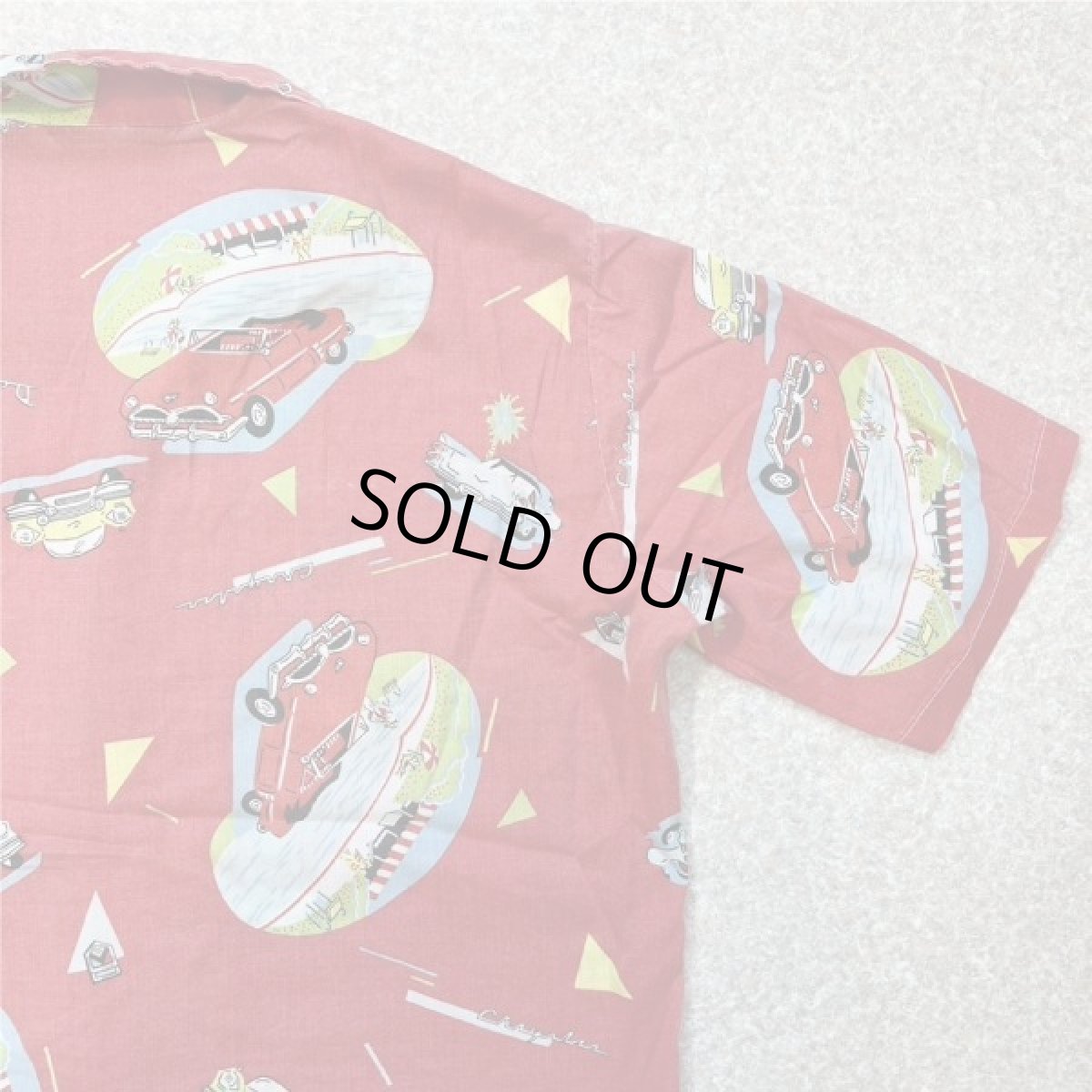 画像13: 「Harwyn(ハーウィン)」車柄 クラシックカー オールドカー キャデラック アロハシャツ 開襟シャツ (13)