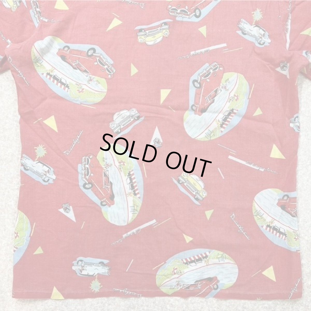 画像14: 「Harwyn(ハーウィン)」車柄 クラシックカー オールドカー キャデラック アロハシャツ 開襟シャツ (14)