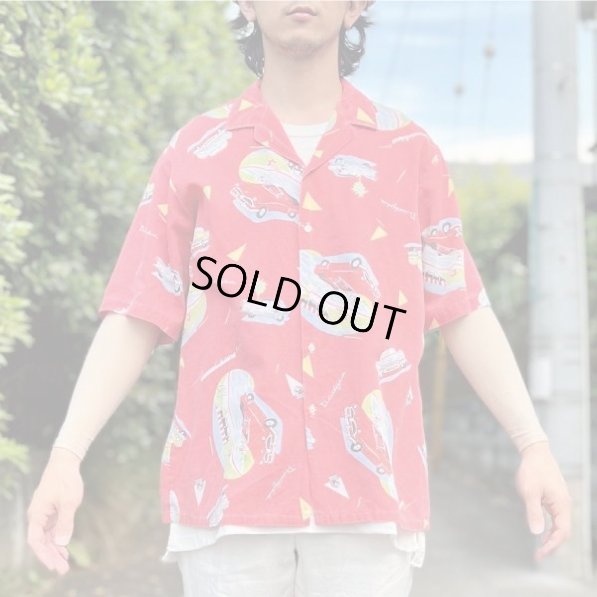 画像16: 「Harwyn(ハーウィン)」車柄 クラシックカー オールドカー キャデラック アロハシャツ 開襟シャツ (16)