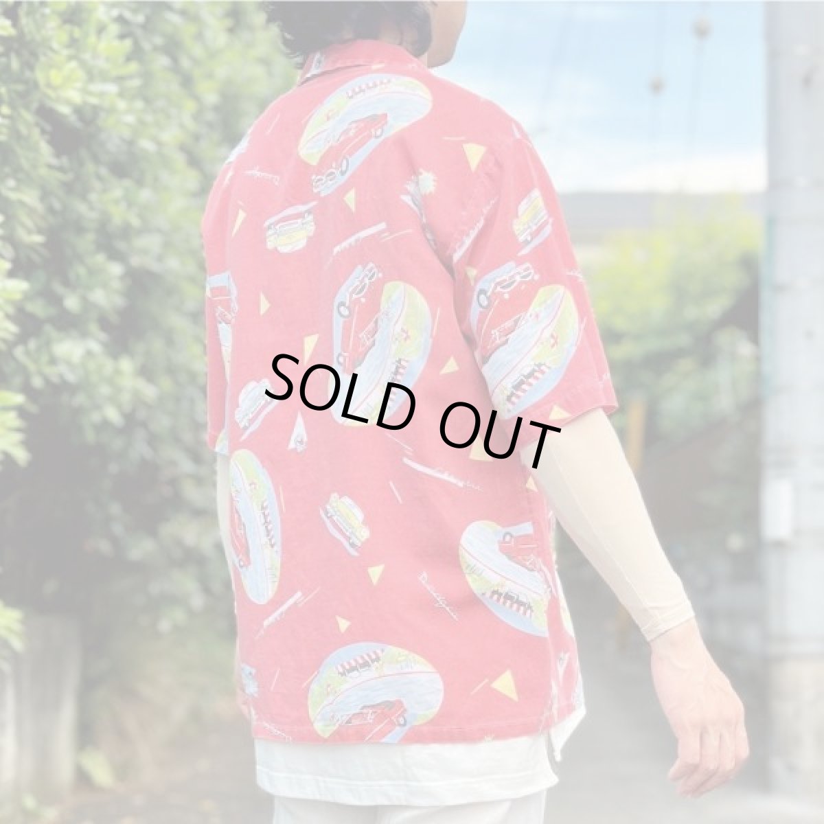 画像19: 「Harwyn(ハーウィン)」車柄 クラシックカー オールドカー キャデラック アロハシャツ 開襟シャツ (19)