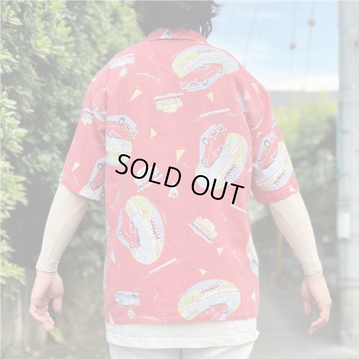 画像20: 「Harwyn(ハーウィン)」車柄 クラシックカー オールドカー キャデラック アロハシャツ 開襟シャツ (20)