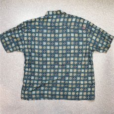 画像10: 「J.Ferrar(ジェイフェラー)」小紋柄 2XLT レーヨン レギュラーカラー 半袖シャツ (10)