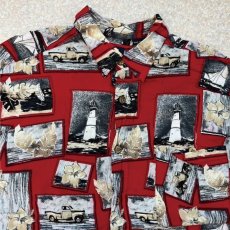 画像3: 「Puritan(ピューリタン)」フォトコラージュ風 レーヨン レギュラーカラー 半袖シャツ (3)