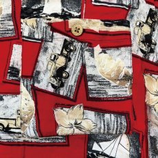 画像6: 「Puritan(ピューリタン)」フォトコラージュ風 レーヨン レギュラーカラー 半袖シャツ (6)