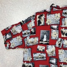 画像11: 「Puritan(ピューリタン)」フォトコラージュ風 レーヨン レギュラーカラー 半袖シャツ (11)